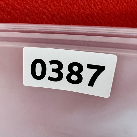 Leifsdottir Orange-Red Button-Accent Skirt | Anthropologie | Size 10 - Picture 8 of 8